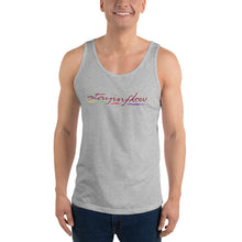 Load image into Gallery viewer, stay inflow PURPLE &amp; YELLOW Unisex Tank Top
