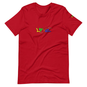 LOVE frequency Short-Sleeve Unisex T-Shirt