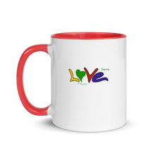 Load image into Gallery viewer, LOVE frequency Mug with Color Inside