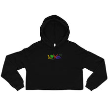 Load image into Gallery viewer, LOVE frequency Crop Hoodie