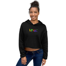 Load image into Gallery viewer, LOVE frequency Crop Hoodie